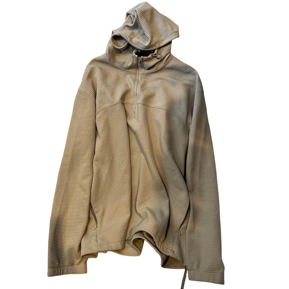 Old Navy Zip Pockets Beige Hoodie Mens XXL